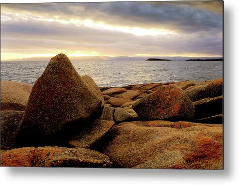 Rocks Metal Print featuring the photograph Rock Life 3 by Anthony Davey