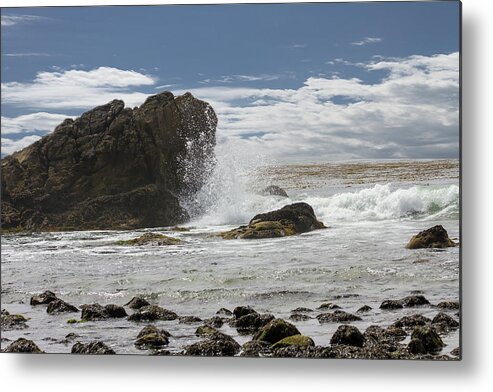 Rocks Metal Print featuring the photograph Rocks and Water by Robert Hebert