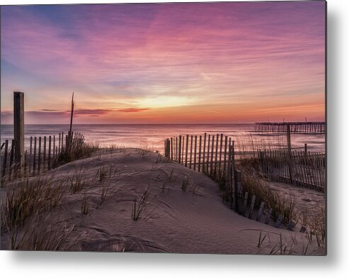 Outerbanks Metal Print featuring the photograph Rodanthe Sunrise by Russell Pugh