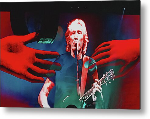 Roger Waters Metal Print featuring the photograph Roger Waters Tour 2017 - Wish You Were Here II by Tanya Filichkin