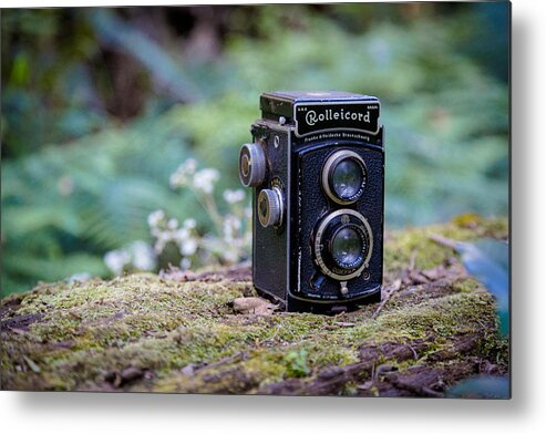 Rollei Metal Print featuring the photograph Rolleicord TLR by Keith Hawley