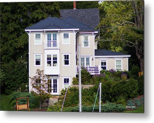 Lighthouse Metal Print featuring the photograph Room with a View Camden Me by Dick Botkin