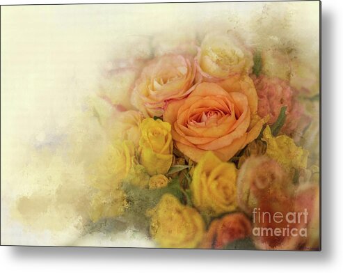 Roses Metal Print featuring the photograph Roses for Mother's Day by Eva Lechner