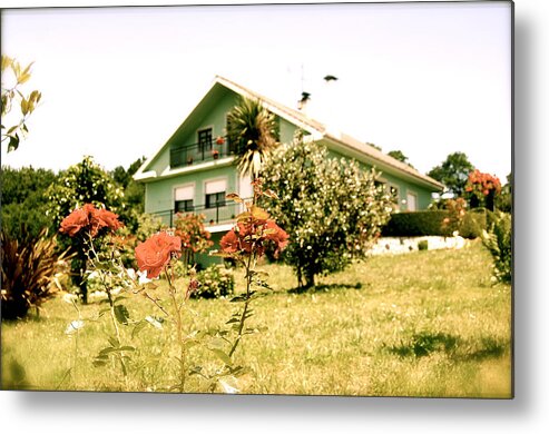 Home Metal Print featuring the photograph Rosy Home by HweeYen Ong