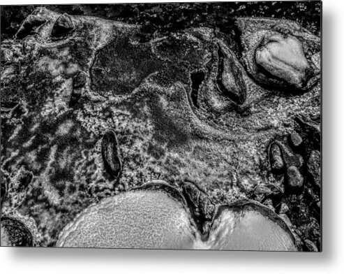 Ice Metal Print featuring the photograph Rough Ice by Michael Brungardt