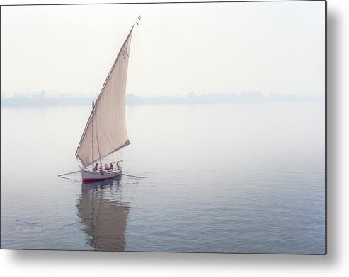 Egypt Metal Print featuring the photograph sailing on the Nile.... by Paul Vitko