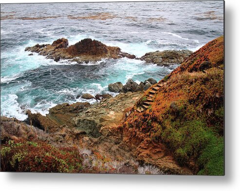 Big Sur Metal Print featuring the photograph Rugged coastline by Pierre Leclerc Photography