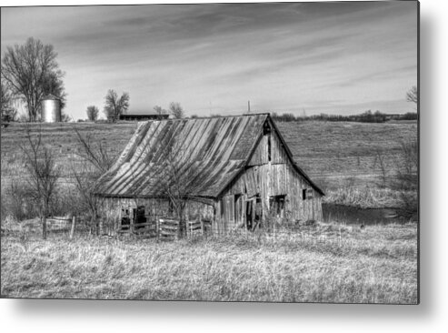 Old Metal Print featuring the photograph Rural Iowa by J Laughlin
