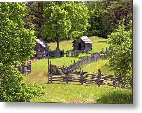 Rural Scene Metal Print featuring the photograph Rural Scene by Sally Weigand