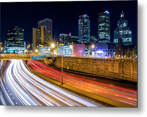America Metal Print featuring the photograph Rush hour in Hartford, CT by Mihai Andritoiu