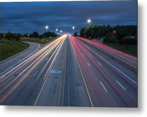 Cars Metal Print featuring the photograph Rush Hour by Pravin Sitaraman