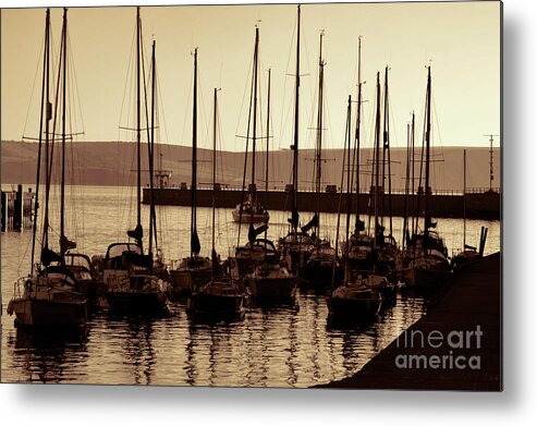Weymouth Metal Print featuring the photograph Russet Harbour by Baggieoldboy