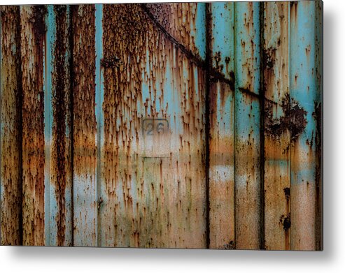 Rust Metal Print featuring the photograph Rust 9645 by Pamela S Eaton-Ford
