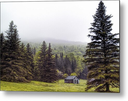 Country Metal Print featuring the photograph Rustic Remnant by Richard Bean