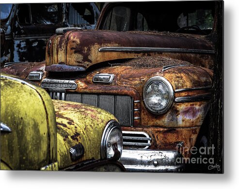 Rusting Away Metal Print featuring the photograph Rusting Away ... by Imagery by Charly