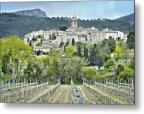 Sablet Metal Print featuring the photograph Sablet, Provence, France by Jean Gill