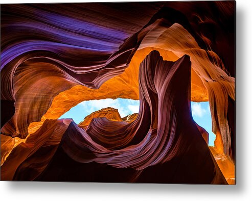 Antelope Canyon Metal Print featuring the photograph Sacred Colors by Ryan Smith