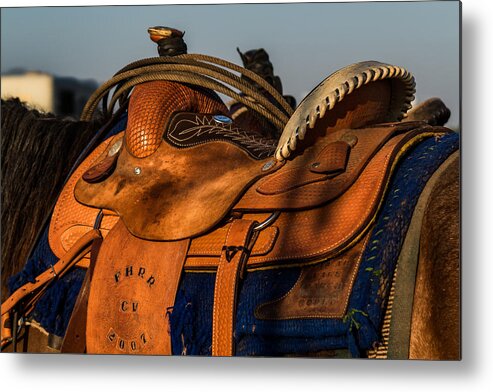 Jay Stockhaus Metal Print featuring the photograph Saddle by Jay Stockhaus