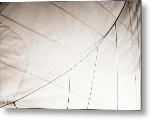 Aegis Metal Print featuring the photograph Sailing Details by Hannes Cmarits