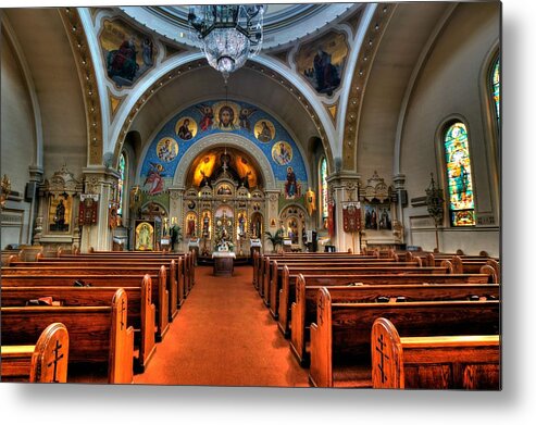 Mn Church Metal Print featuring the photograph Saint Marys Orthodox Cathedral by Amanda Stadther