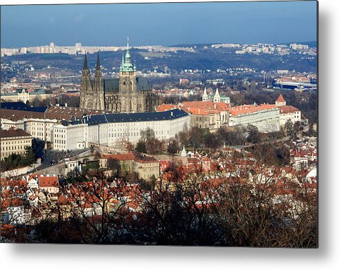 Lawrence Metal Print featuring the photograph Saint Vitus Cathedral 2 by Lawrence Boothby