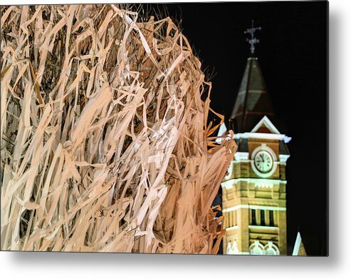 William J Samford Hall Metal Print featuring the photograph Samford Hall and Rolling Toomer's by JC Findley