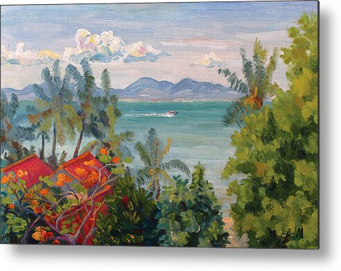 Thailand Metal Print featuring the painting Samui Morning by Alina Malykhina