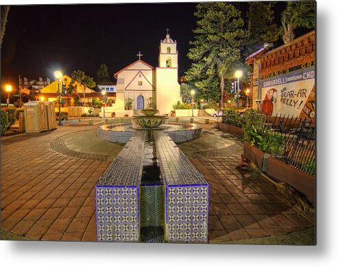  Metal Print featuring the photograph San Bueanaventura Mission by Wendell Ward