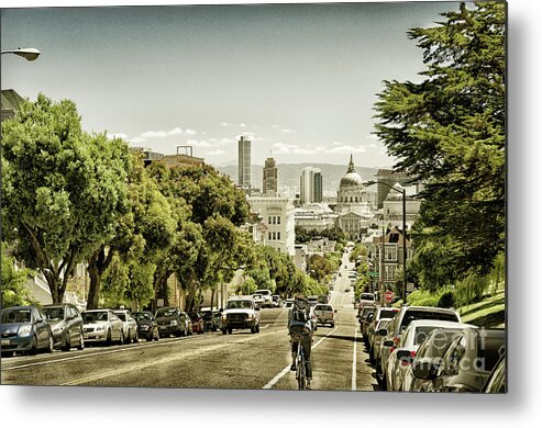 America Metal Print featuring the photograph San Francisco Fulton St by RicardMN Photography