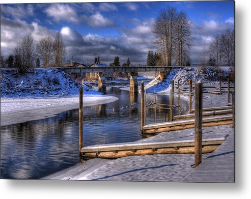 Sandpoint Metal Print featuring the photograph Sand Creek Winter by Lee Santa