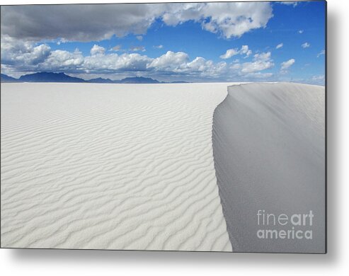 Sand Metal Print featuring the photograph Sand Dune Magic 5 by Bob Christopher