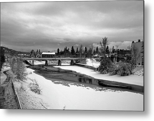 Hdr Metal Print featuring the photograph Sandcreek December 2017 by Lee Santa