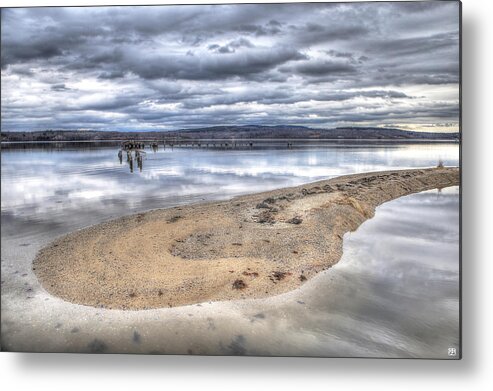 Sand Bar Metal Print featuring the photograph Sandy Point by John Meader