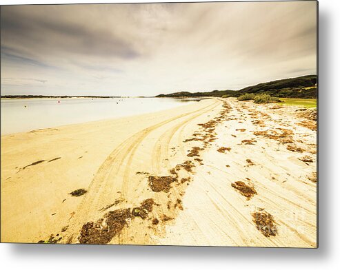 Sea Metal Print featuring the photograph Sandy Tasmanian shores by Jorgo Photography