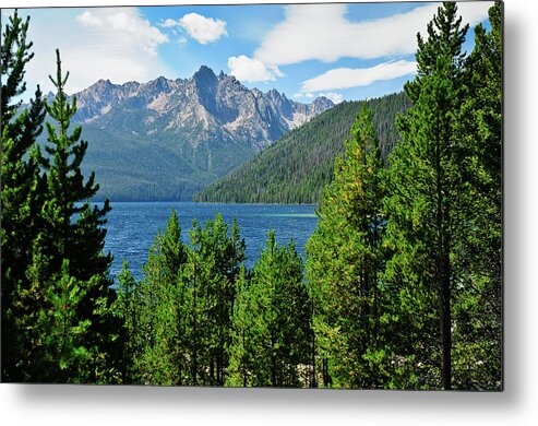 Sawtooth Mountains Metal Print featuring the photograph Sawtooth Serenity II by Greg Norrell