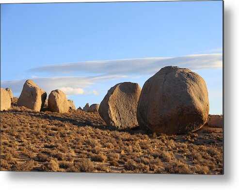 Rocks Metal Print featuring the photograph Scattered Boulders by Tammy Pool