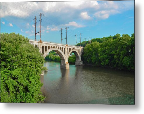 Schuylkill Metal Print featuring the photograph Schuylkill River at Manayunk by Bill Cannon