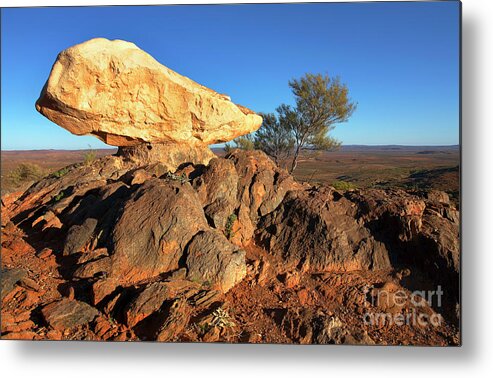 Nsw New South Wales Australia Australian Outback Metal Print featuring the photograph Sculpture Park Broken Hill by Bill Robinson