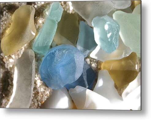 Seaglass Metal Print featuring the photograph Seaglass by Mary Haber