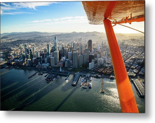 San Francisco Metal Print featuring the photograph Seaplane Adventure by Raf Winterpacht