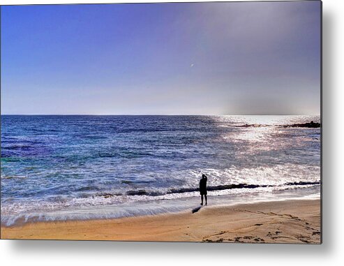Landscape Metal Print featuring the photograph Searching to the Sea by Matt Swinden