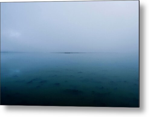 Seascape Metal Print featuring the photograph Seascape by Grebo Gray