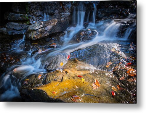 Water Metal Print featuring the photograph Seasons Collide by Parker Cunningham