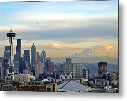 Seattle Metal Print featuring the photograph Seattle Skyline by Matthew Adair