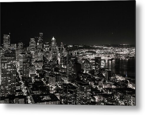 Seattle Metal Print featuring the photograph Seattle Skyline by Pamela S Eaton-Ford