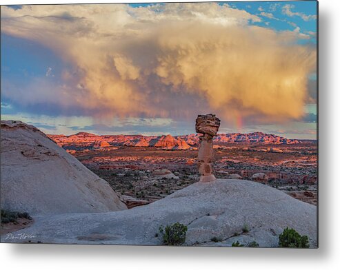 Moab Metal Print featuring the photograph Secret Spire Sunset 2 by Dan Norris