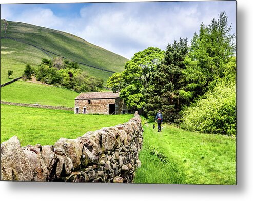 Derbyshire Metal Print featuring the photograph Setting Out by Nick Bywater