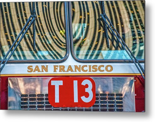 San Francisco Fire Department Metal Print featuring the photograph SF Fire T13 by Ed Broberg