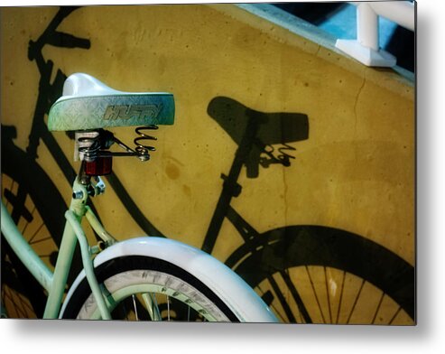 Huffy Metal Print featuring the photograph Shadow Ride by Greg and Chrystal Mimbs