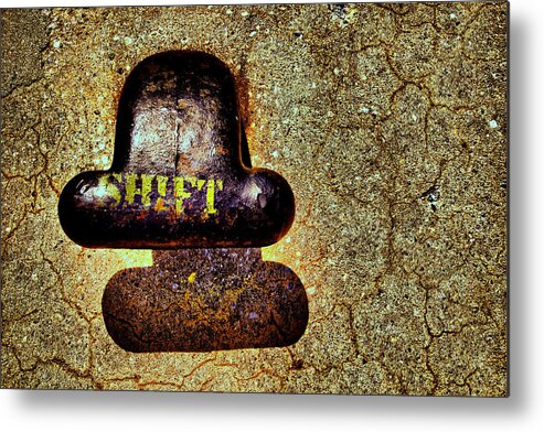 Mooring Metal Print featuring the photograph ..shadow...shift... by Russell Styles